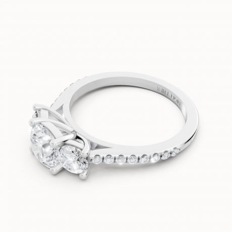 Classic Three Stone Engagement Ring