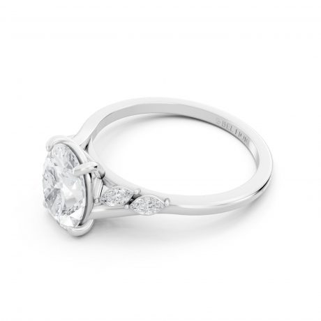 Melody Twist Solitaire Engagement Ring