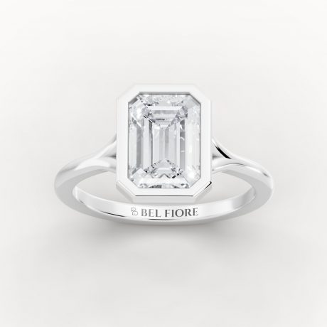 Bezel Set Solitaire Engagement Ring