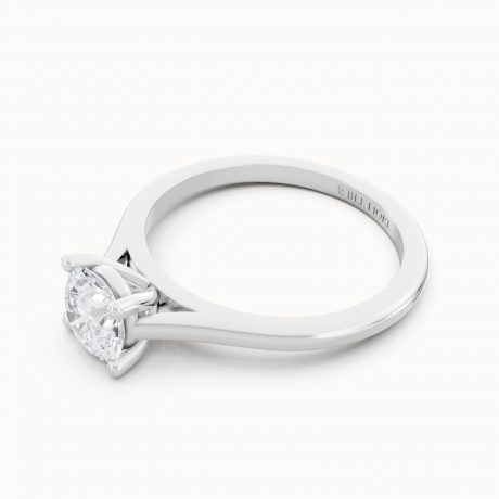 Rounded Solitaire Engagement Ring