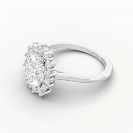 Delicate Tapered Side Diamond Ring