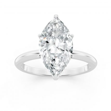 Refined Single Stone Engagement Ring