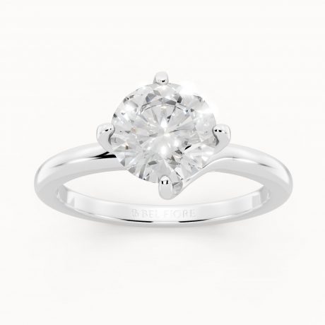 Classic Round Solitaire Engagement Ring